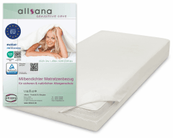 Allsana Allergiker Matratzenbezug 90x200x20 cm 🌿| Anti Milben Encasing 🐜| Milbenschutz für Hausstauballergiker Angebot bei HelloDeals