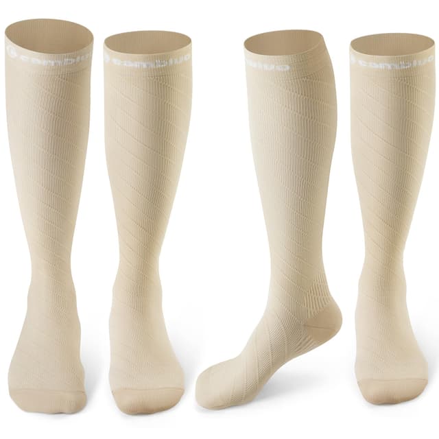 CAMBIVO Kompressionsstrümpfe Damen und Herren 2 Paar 🧦🏃‍♂️