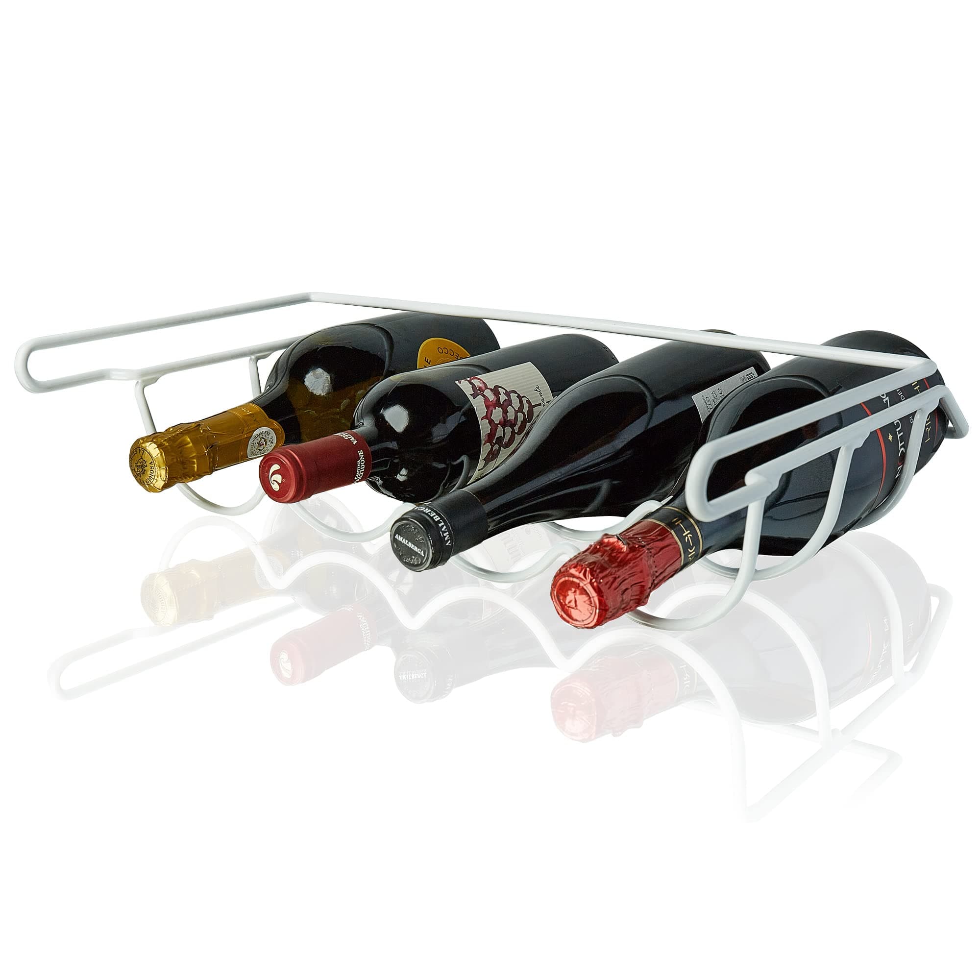 BEARTOP Weinregal | Flaschenregal | Weinflaschenhalter für Kühlschrank oder Regal