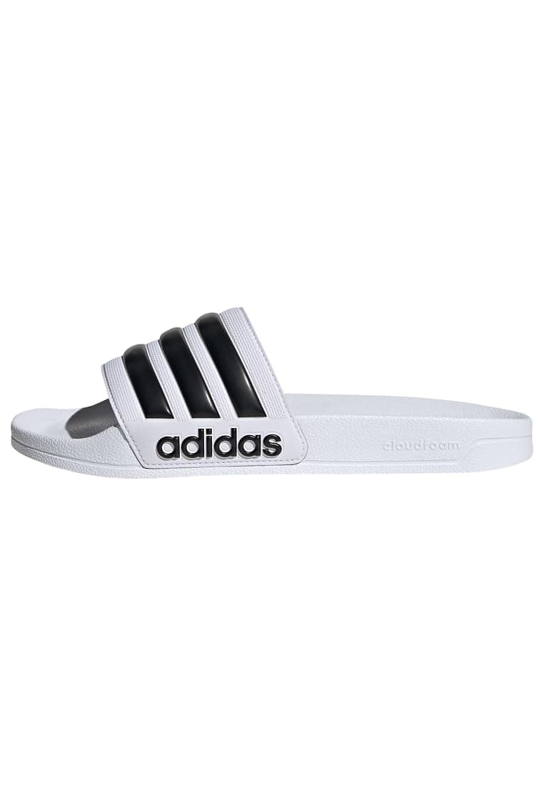 🌟 Super Sale! adidas Unisex Adilette Shower Slides Schiebe-Sandalen 43 EU Cloud White Core Black Cloud White 🌟
