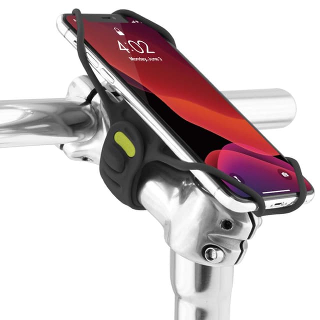 🚲 BONE Handyhalterung Fahrrad für Vorbau Befestigung - Bike Tie Pro 3 - Schwarz