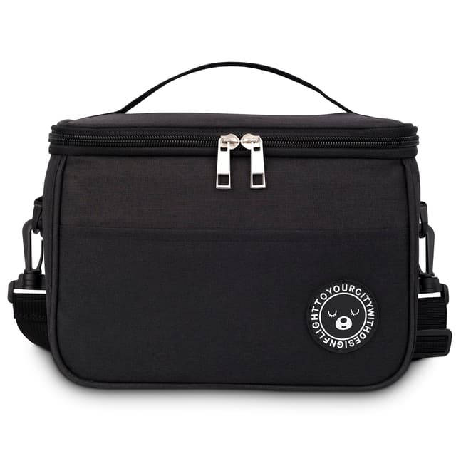 🌟🍱 BALIGO Kühltasche Klein 6.4L - Lunchbox Tasche Schwarz (Upgrade) 🍱🌟