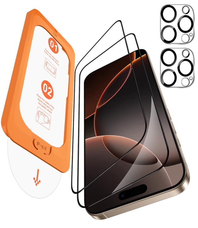 OMOTON iPhone 16 Pro Max Panzerglas 📱🔒
