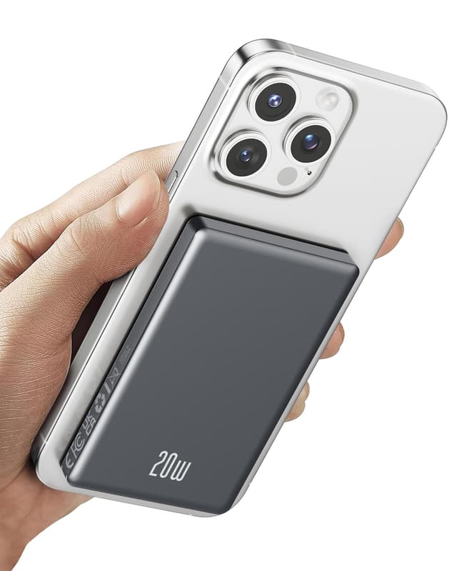 🔋🌟 Ntaanoo iPhone Powerbank für Magsafe, Ultra Slim 10000mAh Magnetische Power Bank Wireless