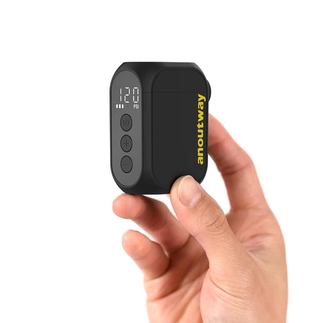 Mini-Fahrradpumpe AT1 PRO 🚴‍♂️ Elektrische Luftpumpe mit digitalem Manometer