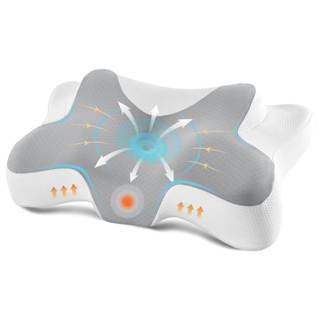 DONAMA Memory Foam Nackenkissen für bequemen Schlaf 🌙