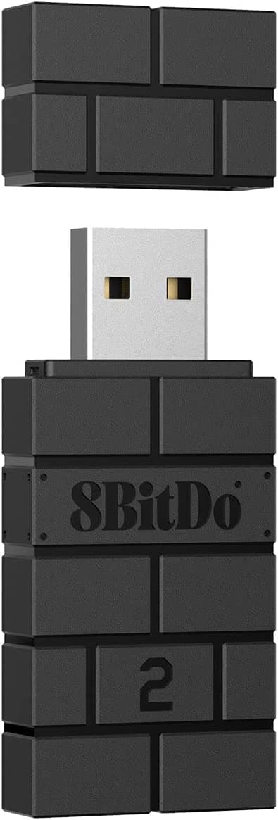🎮 8Bitdo Wireless USB Adapter 2 - Bluetooth Adapter für Switch, PC, PS Classic, Android, macOS, Raspberry Pi