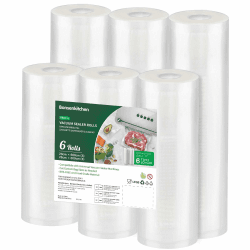 🌟 Super Deal! Bonsenkitchen Vakuumrollen 3 Rollen 28x600cm + 3 Rollen 20x600cm Vakuumierfolie Angebot bei HelloDeals