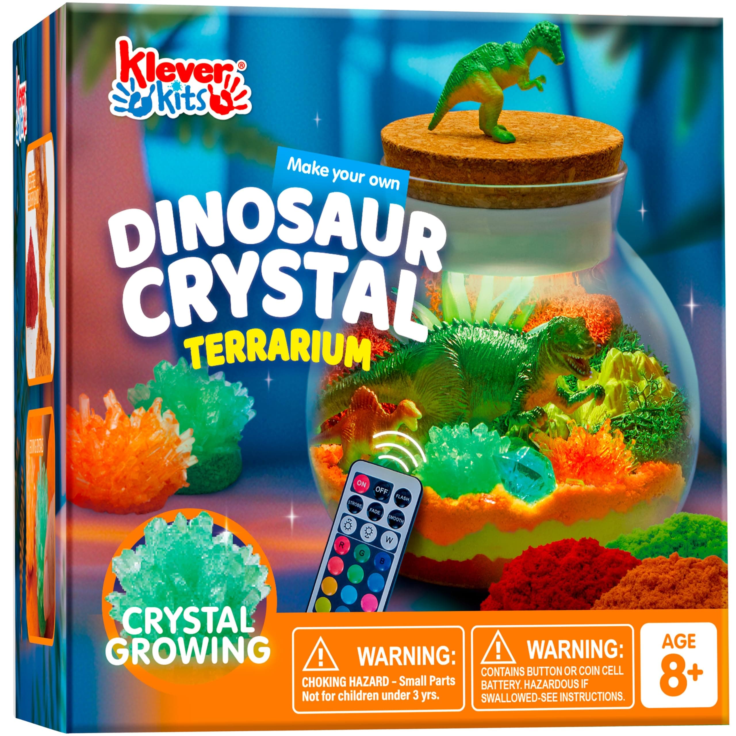 Klever Kits Dinosaurier Terrarium Kit für Kinder 🦖🌈✨