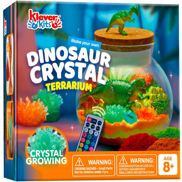 Klever Kits Dinosaurier Terrarium Kit für Kinder 🦖🌈✨