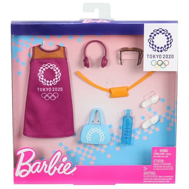 Barbie GJG33 - Fashion Modeset mit Olympischen Sommerspiele 2020 Motiven