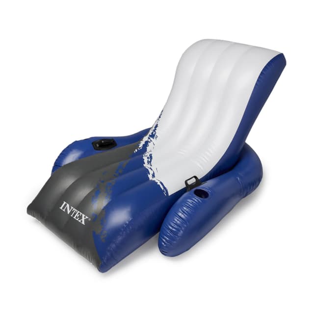 Intex Floating Recliner Lounge 🌊 - Aufblasbarer Badelounge, mehrfarbig, 180 x 135 cm