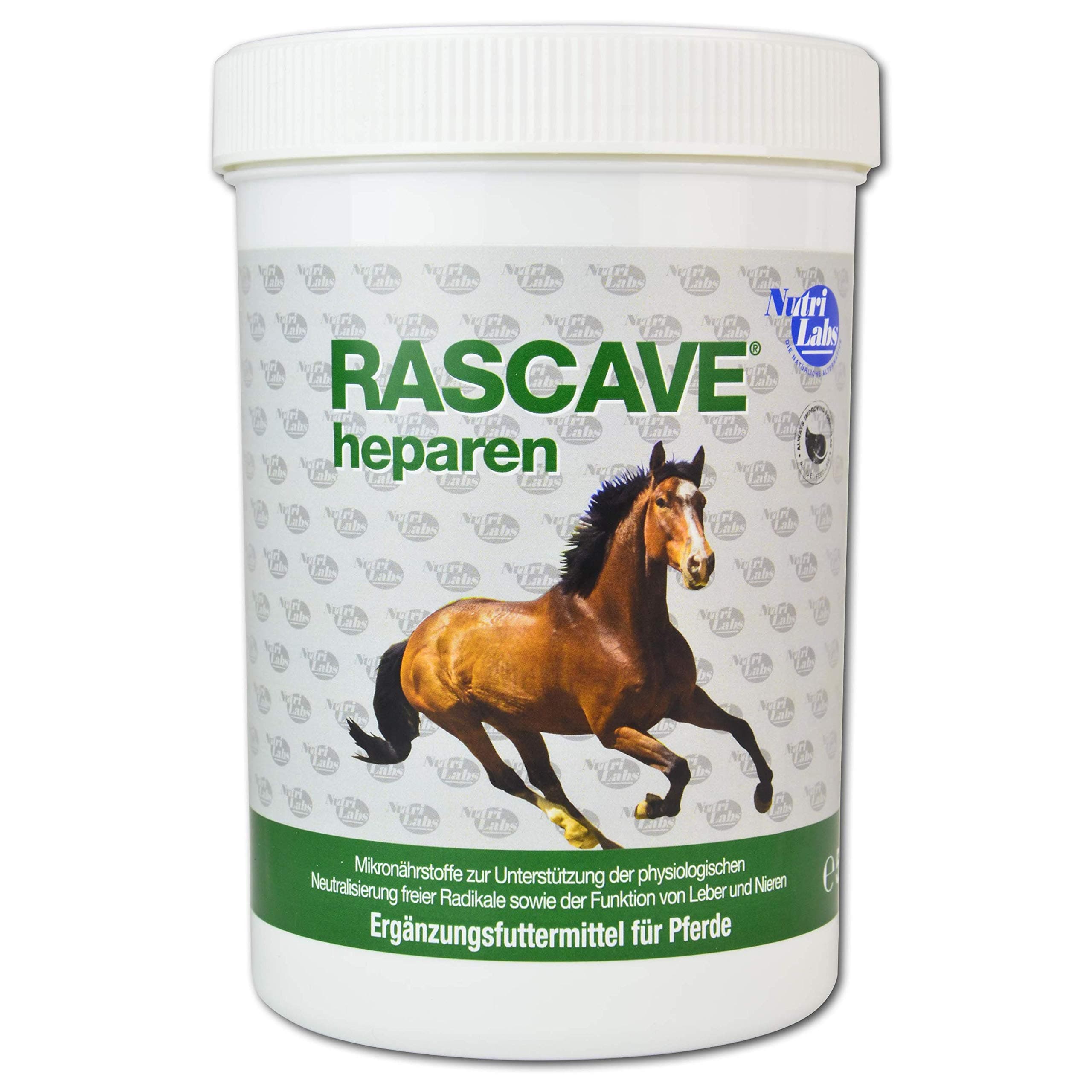 NutriLabs Rascave® heparen Pulver für Pferde 500 g 🐴🌿 - Mariendistel Pferd - Pferd-Nahrungsergänzung