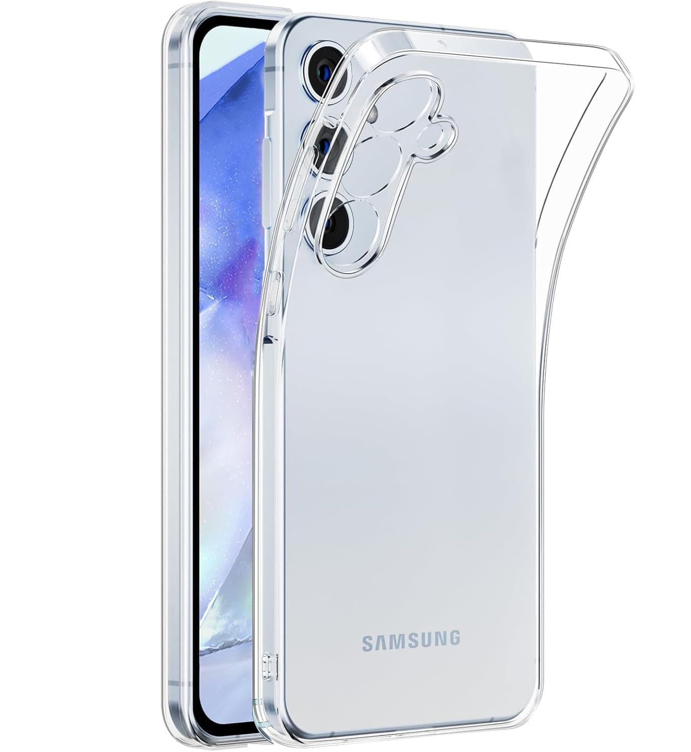 Oprimio Kristallklar Hülle für Samsung S25 - Silikon Hülle - %100 Durchsichtig - Ultra Dünn