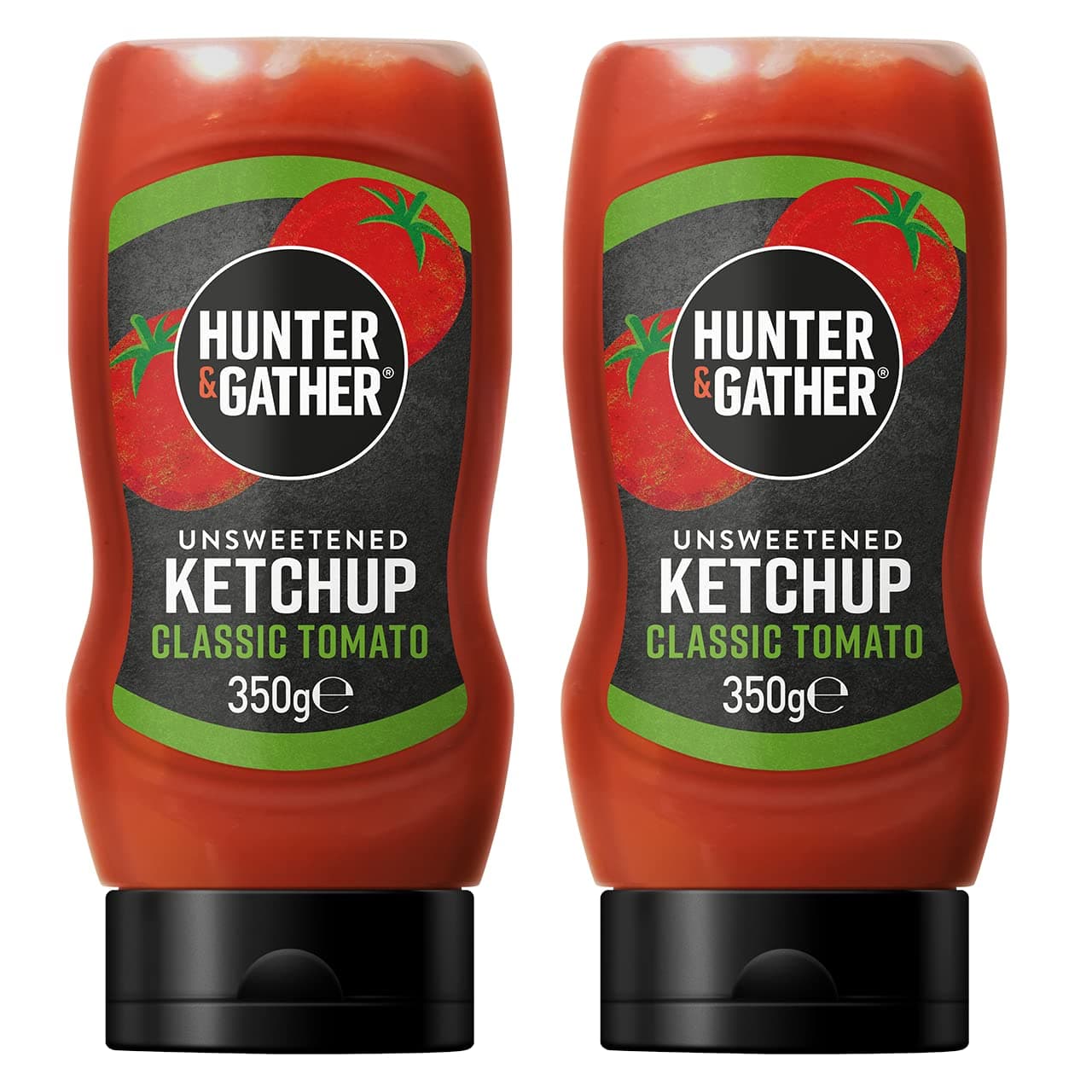 Angebot: Hunter & Gather ungesüßter Ketchup 2x350g | ketogen, paläo, kohlenhydratarm & veganfreundlich