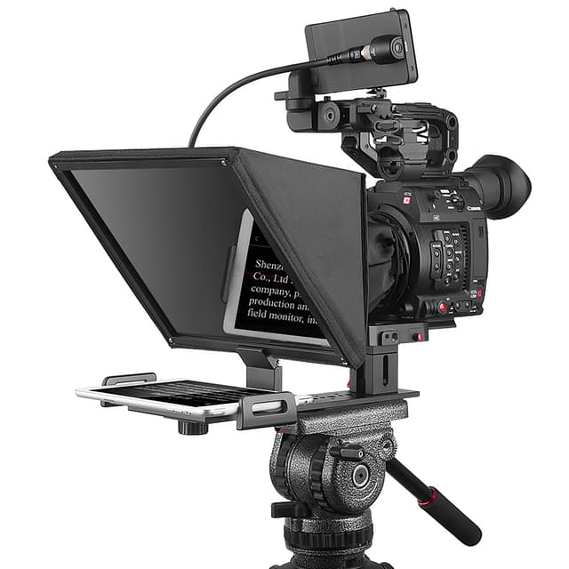 🌟 Desview - T12 Teleprompter - 12,5 Zoll - HD Glas 🌟