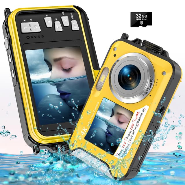 YISENCE Unterwasserkamera UHD 4K 56MP Autofokus Digitalkamera 📸🌊