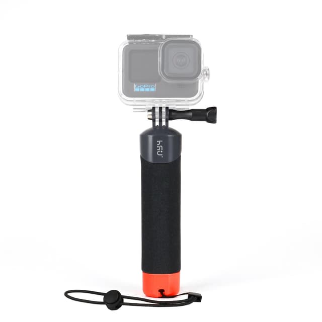 🌊📸 HSU Wasserdichter Einbeinstativ Schwimmender Handgriff für Go Pro Hero 12/11/10/9/8/7/6/5/4/3 Session, DJI Osmo und andere Action-Kameras