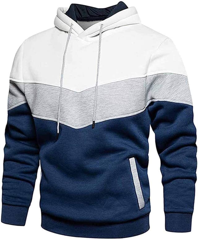 🔥 Angebot! Herren Hoodie Pullover Sweatjacke Kapuzenpullover XL Blau