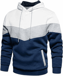 🔥 Angebot! Herren Hoodie Pullover Sweatjacke Kapuzenpullover XL Blau Angebot bei HelloDeals
