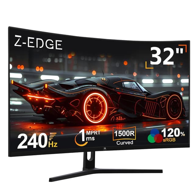 🎮 Z-Edge 32 Zoll Curved Gaming Monitor 240Hz 1ms MPRT Full HD LED Monitor 🖥️