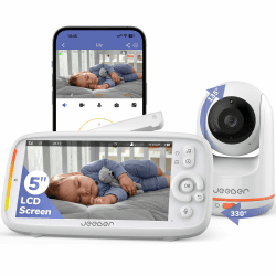 Jeeber 2K/3MP Babyphone mit Kamera und APP 📹👶