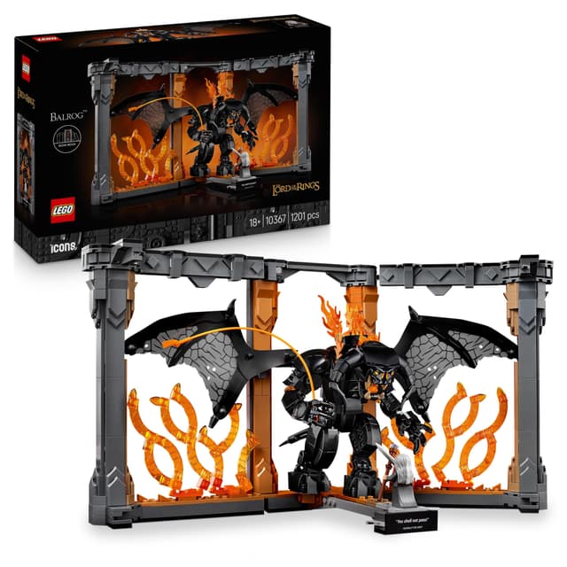 LEGO Icons Der Herr der Ringe: Balrog Bücherstütze 🧙‍♂️🔥