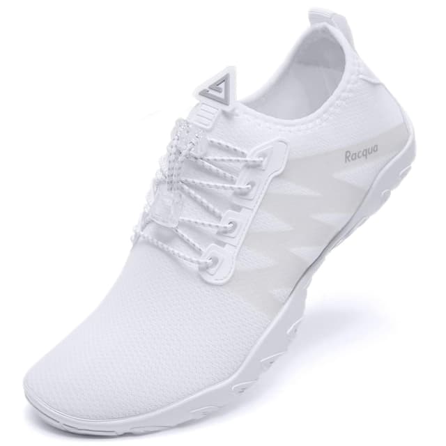 🌊👟 Racqua Wasserschuhe Badeschuhe Herren & Damen - Weiß - Gr. 38 EU