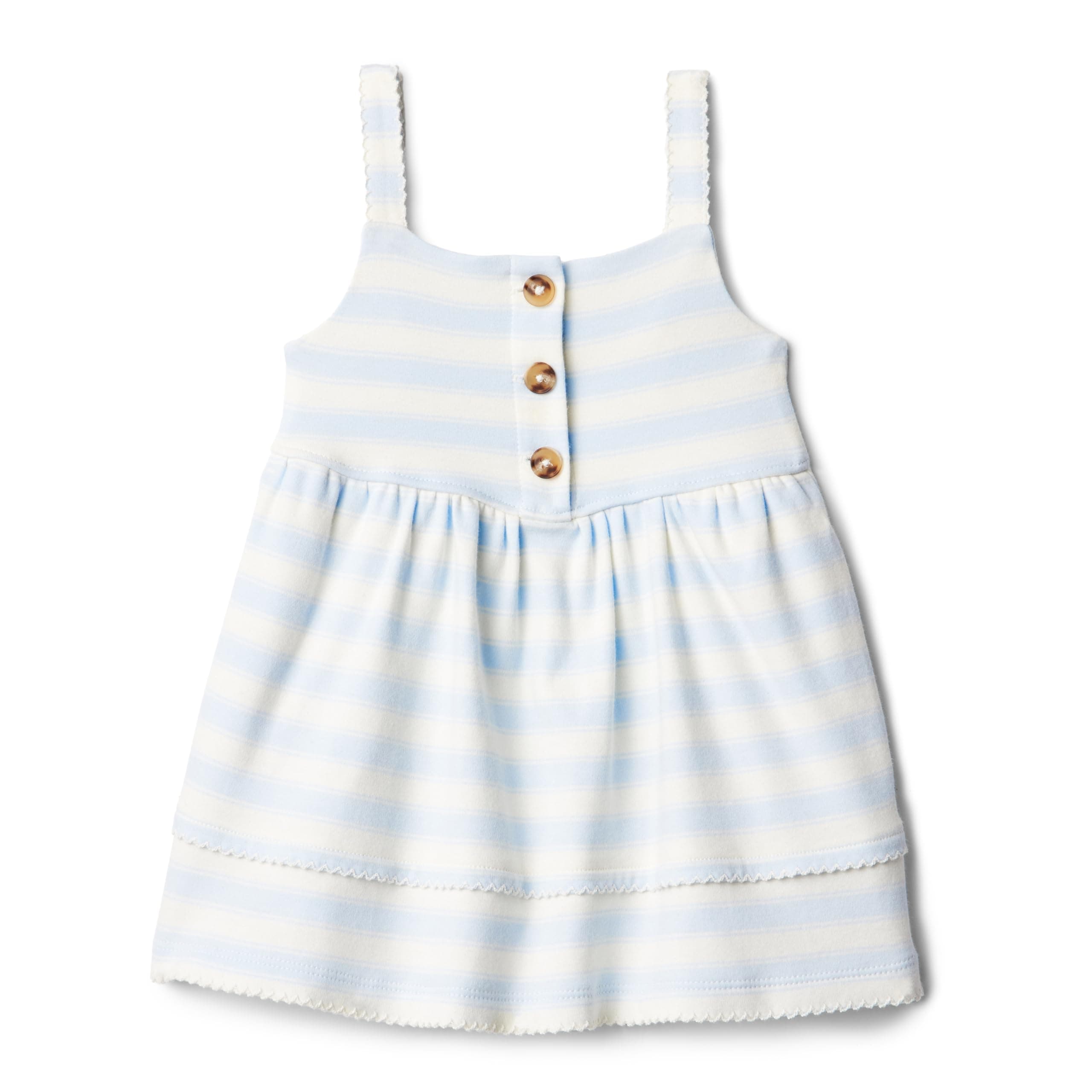 Amazon Essentials x Sofia Grainge Freizeitkleid aus Strick für Babies und Mädchen 18 Monate Blassblau Kühner Streifen ⭐👶👗