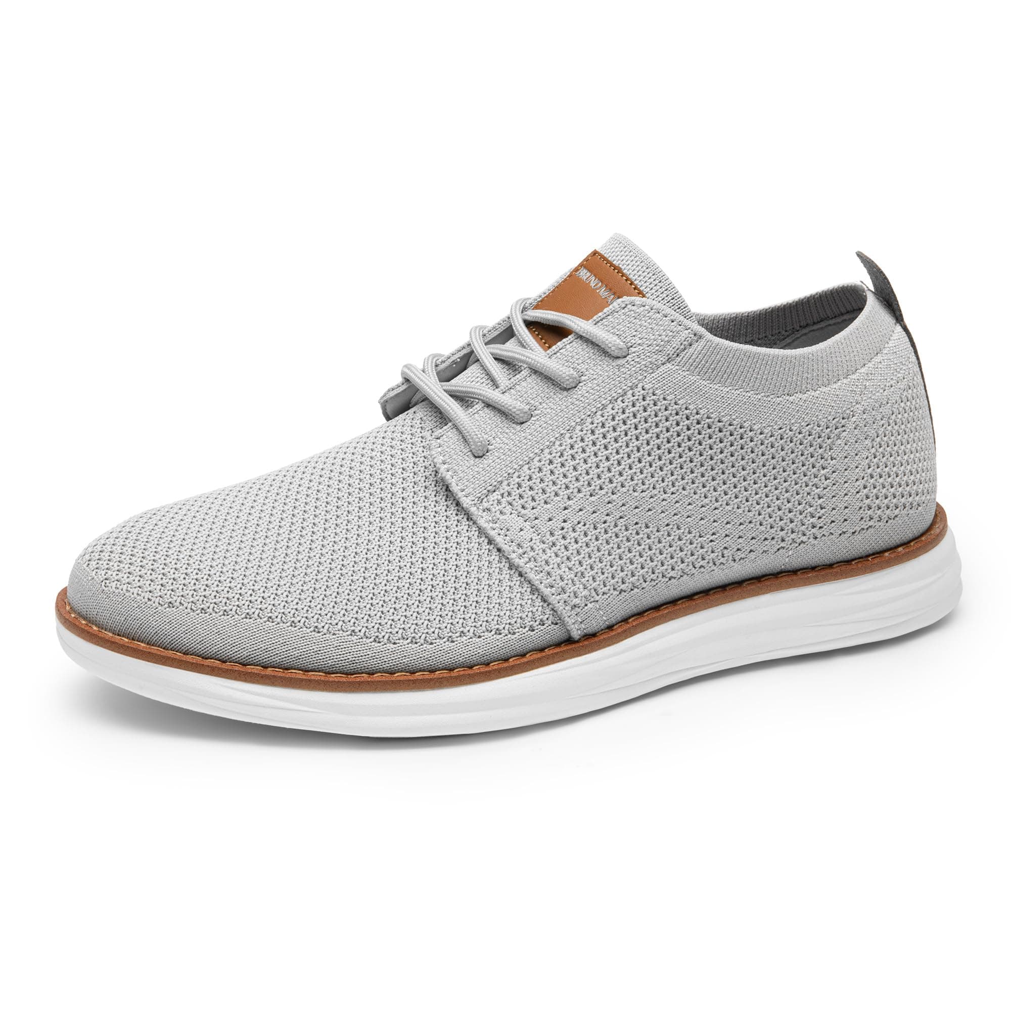 👟 Bruno Marc Herren Sneaker Mesh Sneakers Oxfords - Grau