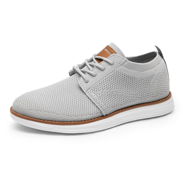 👟 Bruno Marc Herren Sneaker Mesh Sneakers Oxfords - Grau