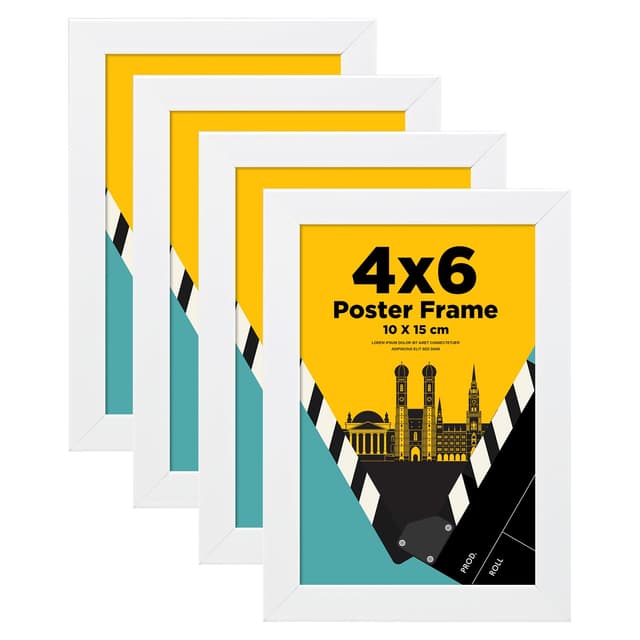 Egofine Bilderrahmen 10x15 4er-Set 🖼️🎁