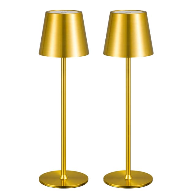 Angebot: 2 Stück LED Dimmbare Akku Tischlampe 🌟