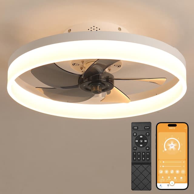 🌟 Angebot: MOSSCO Deckenventilator mit Beleuchtung und Fernbedienung 🌬️💡