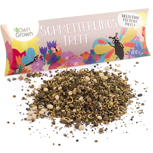 Schmetterlingstreff Blumenmischung: Premium Schmetterling Blumensamen Saatgut 🦋