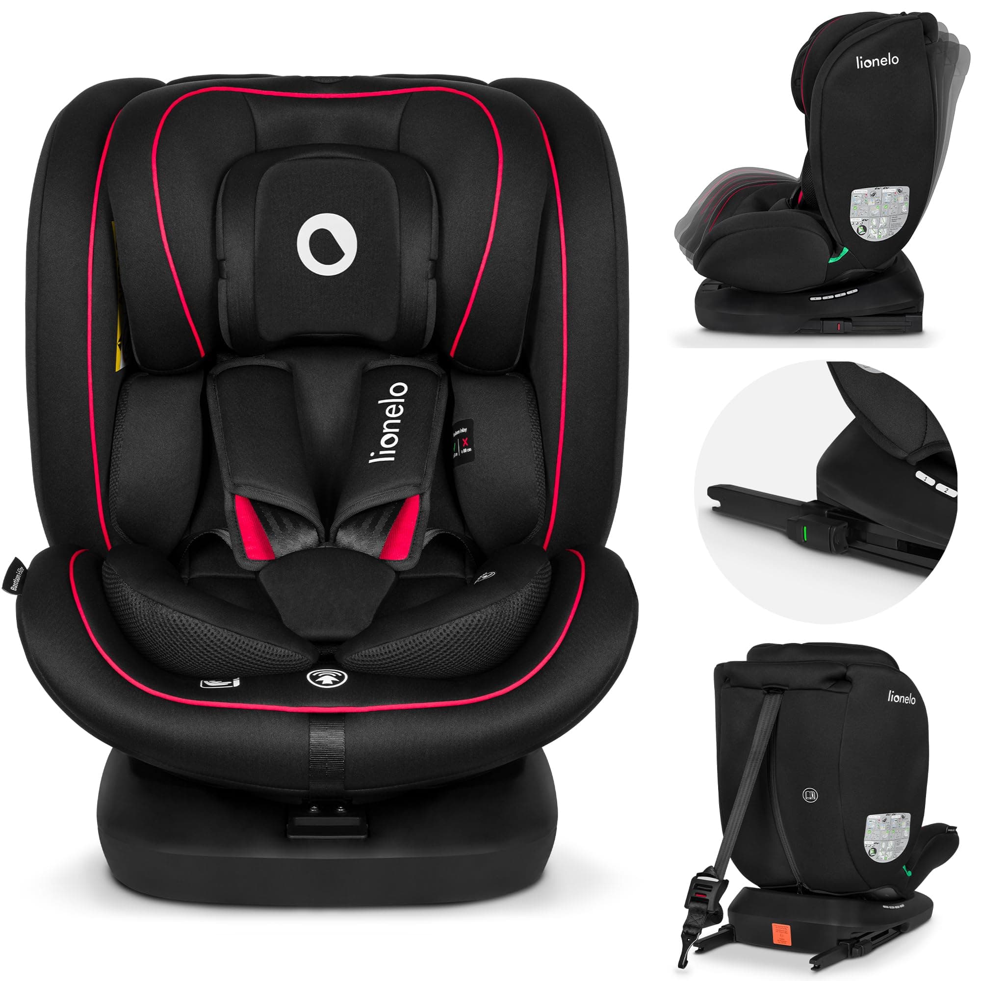 🦁 LIONELO Bastiaan i-Size Kindersitz ab Geburt 0-36 kg