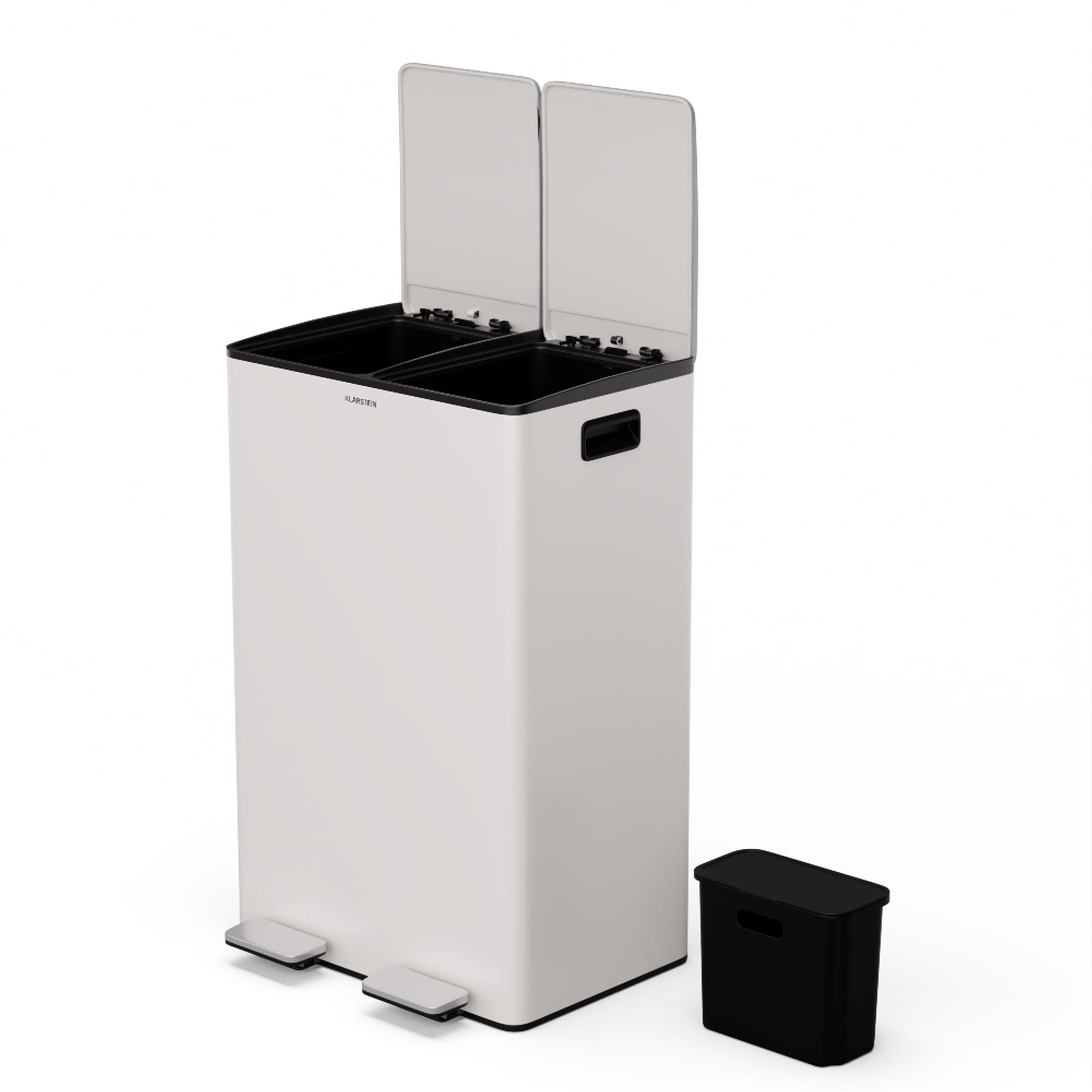Klarstein EcoVista Mülleimer - 60L Abfalleimer mit Trennsystem ♻️