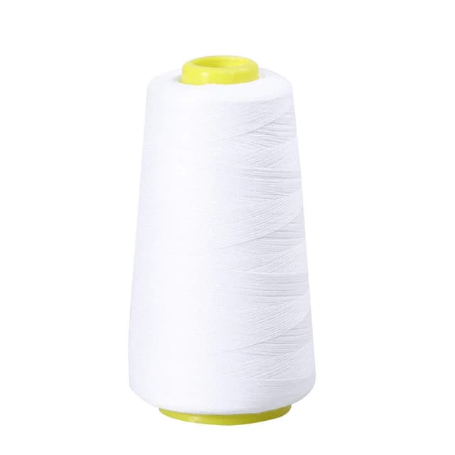 🧵 Healifty Polyester-Nähgarn Unterfaden für Näh- Und Stickmaschine 3000 Yards (Weiß) - Spezialangebot!
