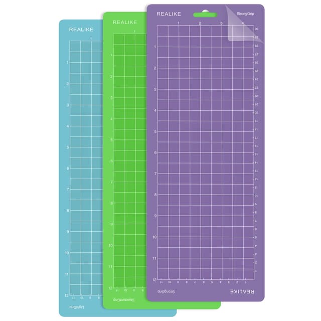 REALIKE Schneidematte für Cricut Joy Ersatzkleber 🎨🧵 3 Matten Multicolor Variety Grip