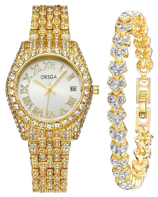 CIVO Armbanduhr Damen Edelstahl ⌚ Wasserdicht Klassisch Elegante Damenuhr Quarz Minimalistische Leuchtend Geschenkset Uhr für Frauen