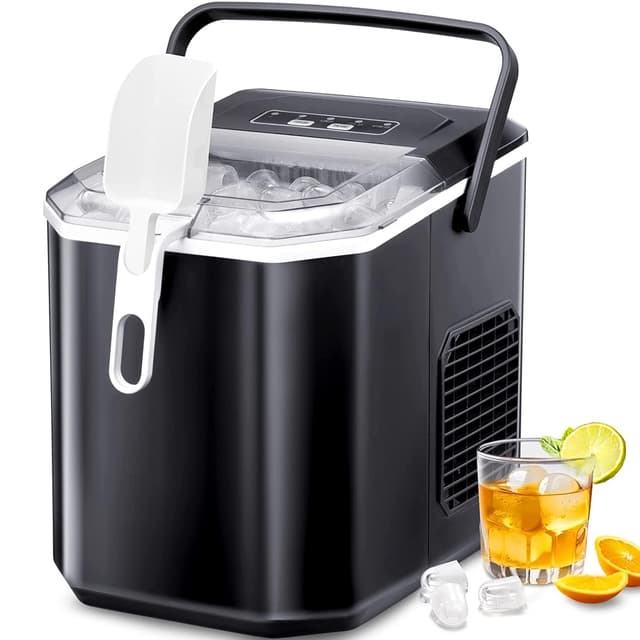 Mini Tragbar Eiswürfelmaschine - 6-Minuten-Schnelleis-Maschine!