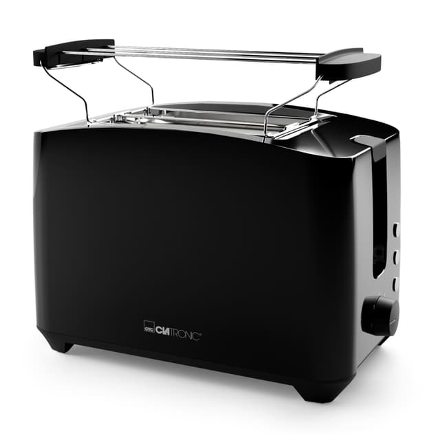 🍞🔥 Clatronic® Toaster 2 Toastschlitze | Toaster mit Brötchenaufsatz | TA 3801 schwarz 🔥🍞