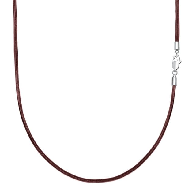 VANSZA Lederkette aus echtem Leder 😍 Halskette mit Edelstahl Verschluss