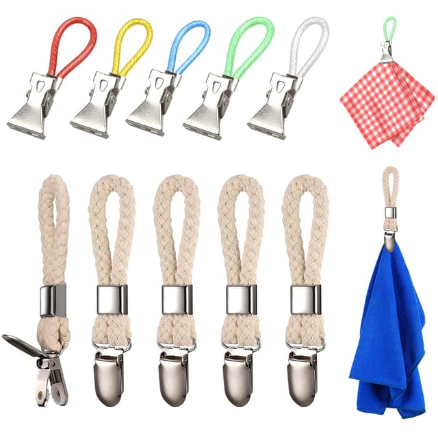 🔥 DEAL: TOPBELIEF Handtuchklammer, 5er-Set Multifunktions Handtuchklammern 🧊