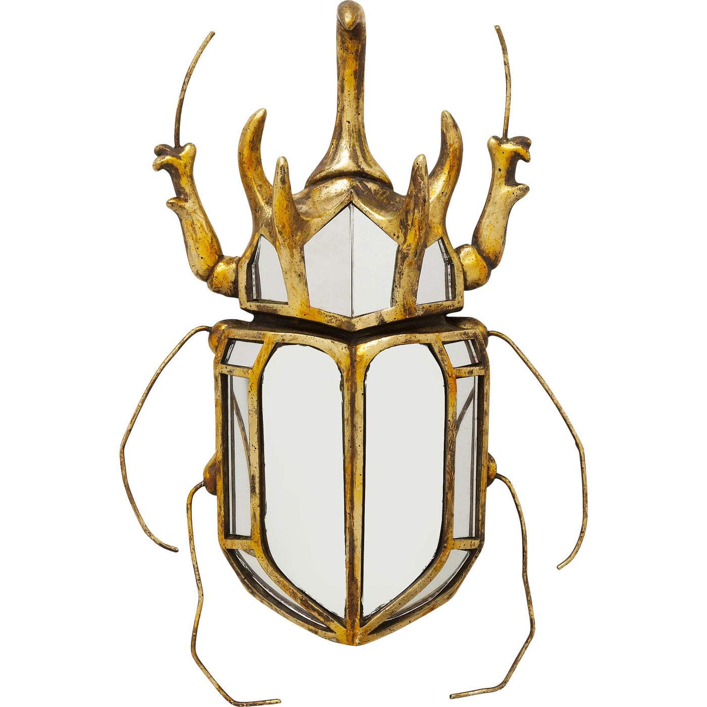 Angebot: Kare Design Wandschmuck Beetle Mirror, Gold 🪲