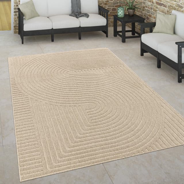 Paco Home Outdoor Teppich 🌿 Wetterfest Skandinavisch 🌞 Modernes Design