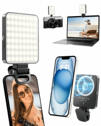 Carehabi Selfie Licht mit Clip Handy 128 LED 3000-6500K 🤳