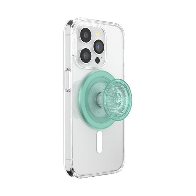 📱🔋 PopSockets runder Telefongriff MagSafe-kompatibel - Transluscent Pool