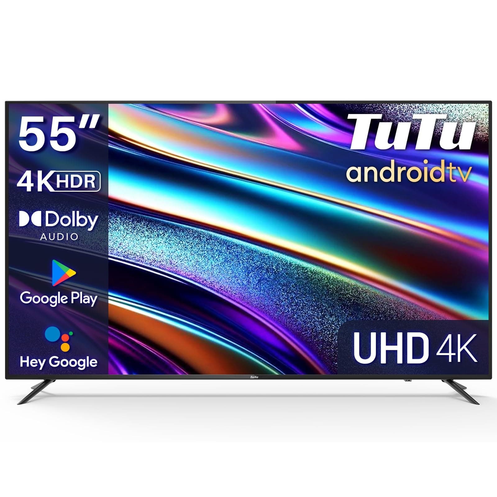 📺 TuTu TUS55UD1A Smart TV 55 Zoll, 4K UHD Android Fernseher 🌟