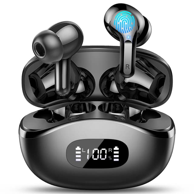 2025 Kopfhörer Kabellos Bluetooth 5.4 - Tiefer Bass Hi-Fi Stereo - Wireless Earbud